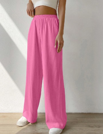 Pantaloni SHEIN, roz