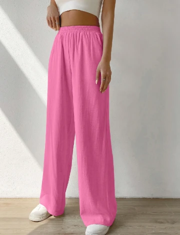 Pantaloni SHEIN, roz