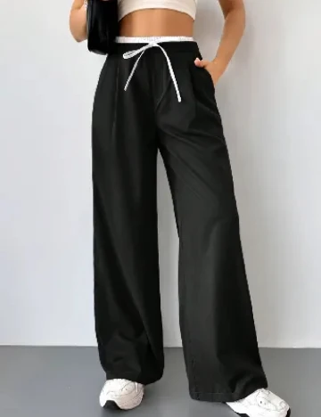 Pantaloni SHEIN, negru Negru