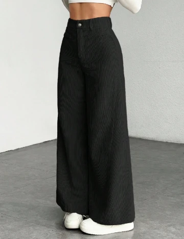 Pantaloni SHEIN, negru