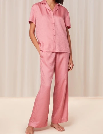 Pantaloni de pijama Triumph, roz Roz