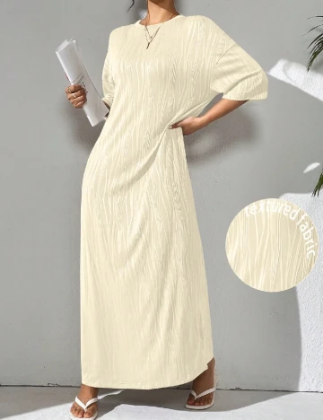 Rochie lunga SHEIN, ecru