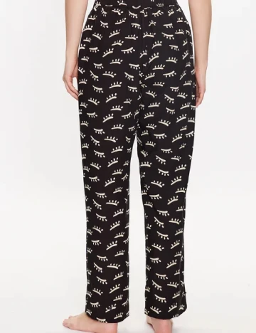 Pantaloni de pijama Triumph, negru Negru