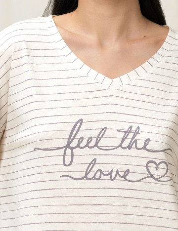 Rochie de noapte Triumph, ecru