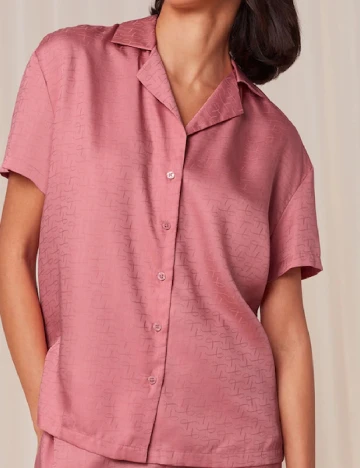 Camasa pijama Triumph, roz Roz