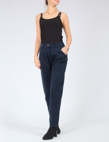Pantaloni SHEIN, bleumarin