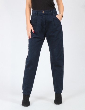 Pantaloni SHEIN, bleumarin