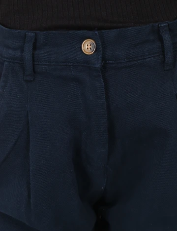 Pantaloni SHEIN, bleumarin Albastru