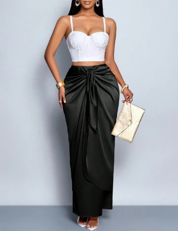 Fusta SHEIN, negru Negru