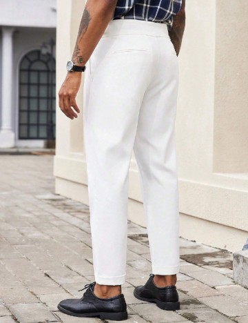 Pantaloni SHEIN, alb