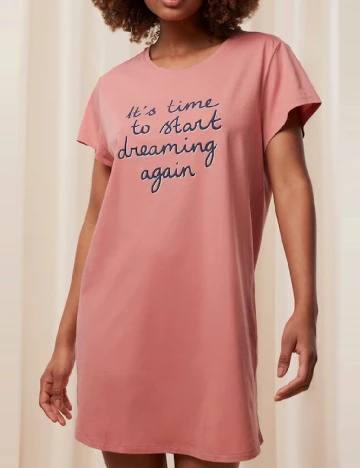 Rochie de noapte Triumph, roz