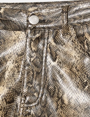 Pantaloni scurti Pull&Bear, animal print
