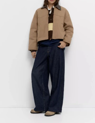 Jacheta Pull&Bear, maro deschis Maro