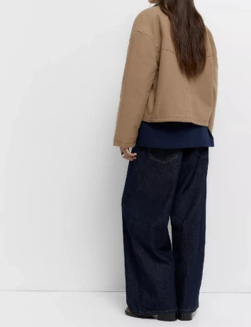 Jacheta Pull&Bear, maro deschis Maro