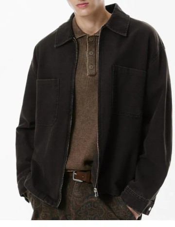 Jacheta Pull&Bear, negru