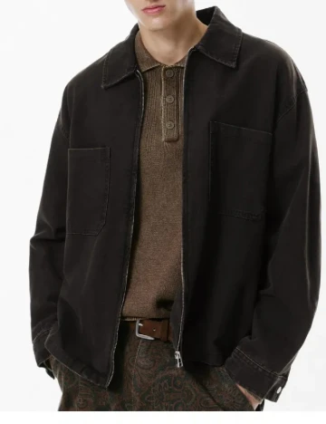 Jacheta Pull&Bear, negru