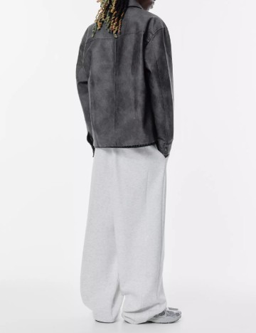 Jacheta Pull&Bear, gri inchis