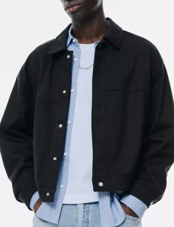 Jacheta Pull&Bear, negru