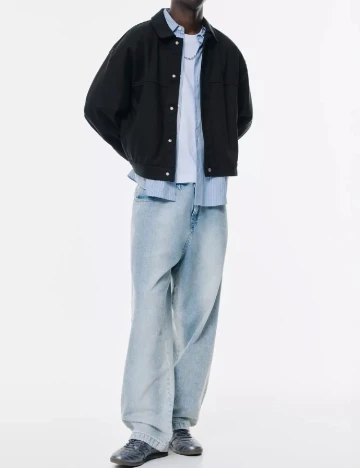 Jacheta Pull&Bear, negru