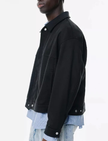 Jacheta Pull&Bear, negru