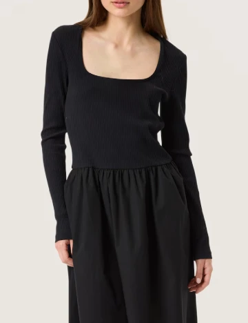 Rochie lunga Soaked In Luxury, negru