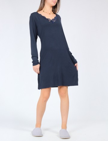 
						Rochie de noapte Selmark, bleumarin