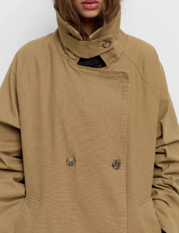 Trench Pull&Bear, maro deschis
