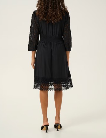 Rochie medie Cream, negru