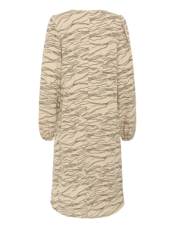 Rochie medie Kaffe, crem Crem