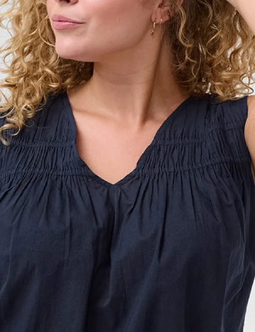 Bluza Kaffe Curve, bleumarin