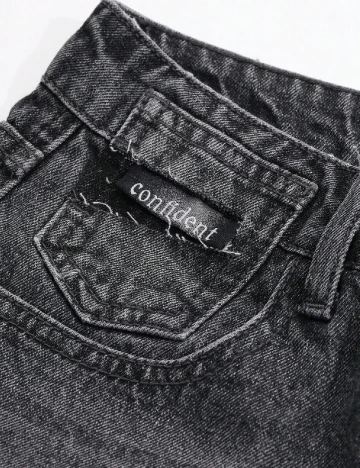 Blugi Dazy, gri inchis Gri