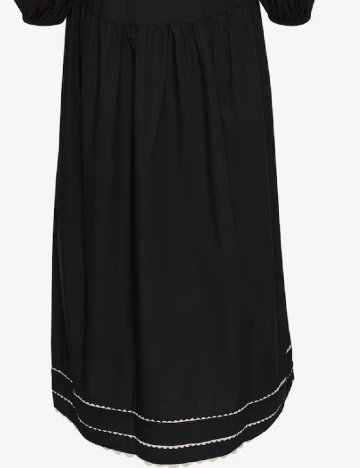 Rochie lunga Culture, negru Negru
