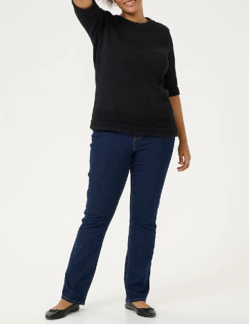 Bluza Kaffe Curve, negru