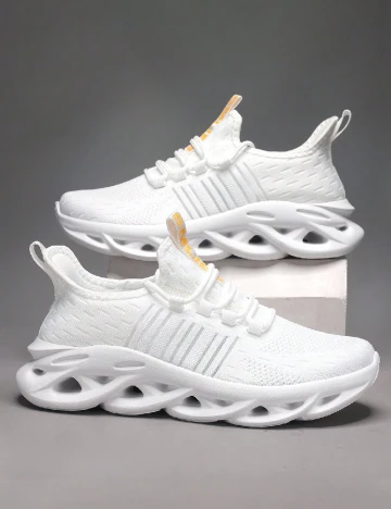 Adidasi SHEIN, alb Alb