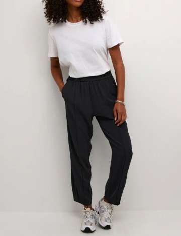 Pantaloni Kaffe, negru