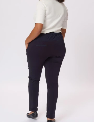 Pantaloni Kaffe Curve, bleumarin