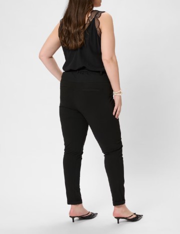 Pantaloni Kaffe Curve, negru
