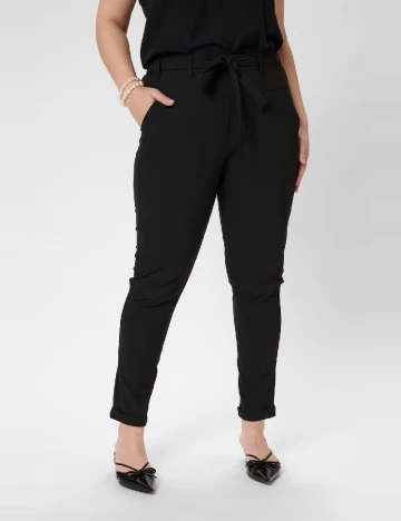 Pantaloni Kaffe Curve, negru