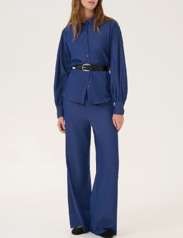 Pantaloni My Essential Wardrobe, albastru Albastru