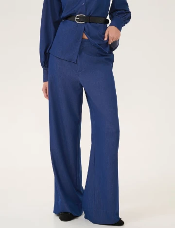 Pantaloni My Essential Wardrobe, albastru Albastru