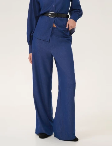 Pantaloni My Essential Wardrobe, albastru Albastru