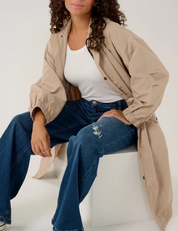 Geaca de ploaie Culture, crem