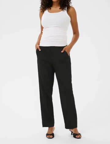 Pantaloni Kaffe, negru