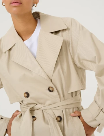 Trench Kaffe, crem Crem