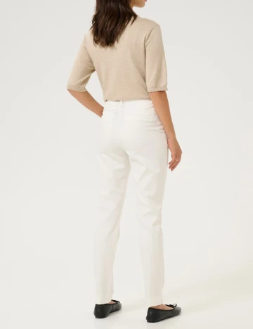 Pantaloni Kaffe, alb