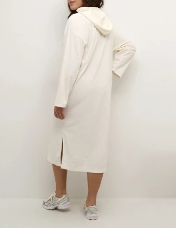 Rochie medie Cream, ecru