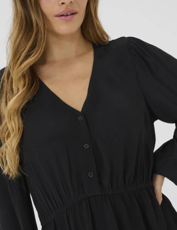 Rochie lunga Kaffe, negru Negru