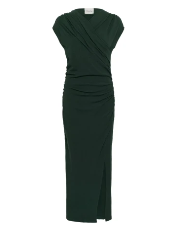Rochie lunga My Essential Wardrobe, verde