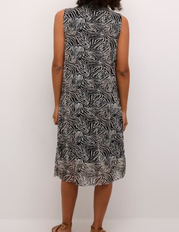 Rochie medie Bon a Parte, negru/bej