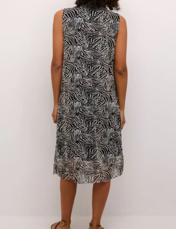 Rochie medie Bon a Parte, negru/bej